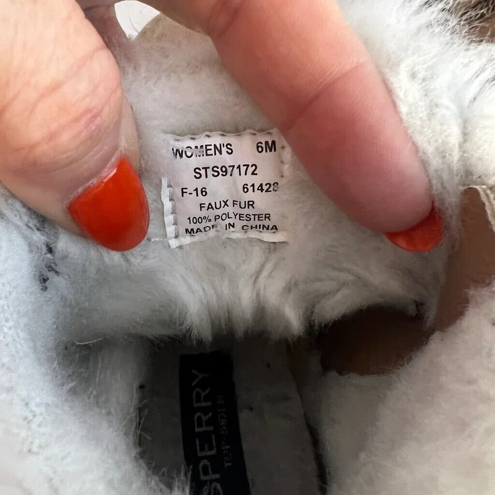 Sperry Women's Size 6 Luca Peak Tan WATERPROOF Leather Ankle Boots‎ STS97172 - Picture 12 of 12